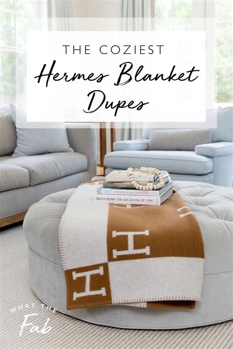 hermes h blanket dupe